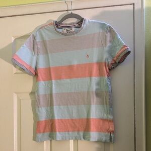 Men's Original Penguin Striped T-Shirt - Pastel Colors size SMALL (36-38)